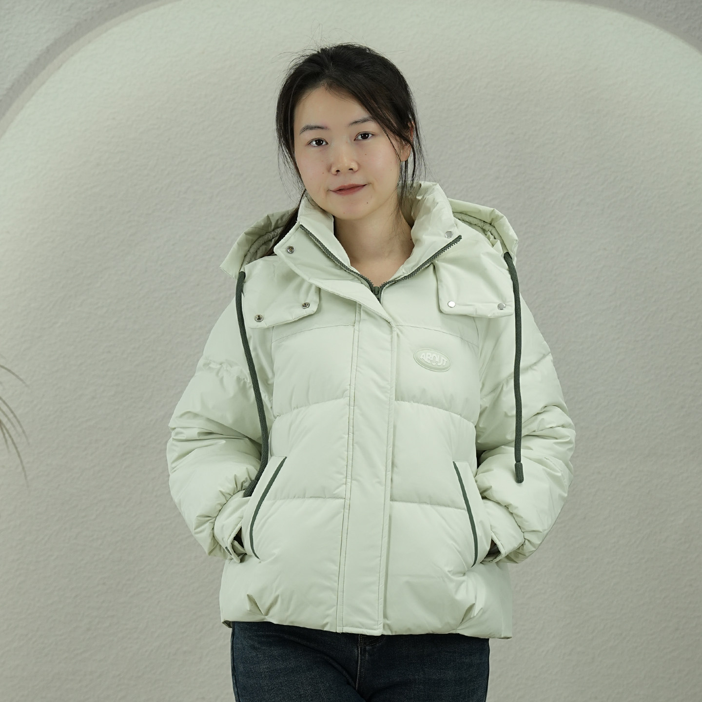 抽绳连帽棉服女短款2025冬季新宽松保暖百搭气质减龄简约休闲外套,女装/女士精品,棉衣/棉服,淘宝优惠券,粉丝福利购,淘宝优惠卷