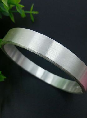 实心手工手镯足银999民族风男女