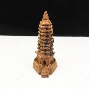3吋拦河塔 文昌佛塔山公 石湾公仔陶瓷工艺品盆栽假山厂家直销