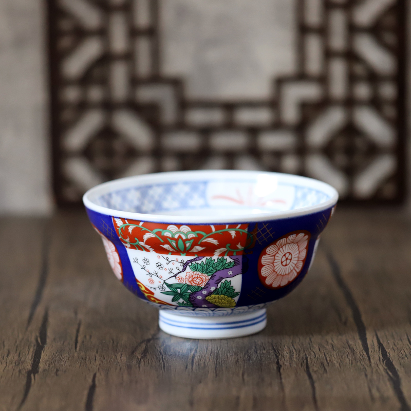 日本制锦小樱花朵大碗描金面碗水果沙拉碗饭碗大面碗宫廷风米饭碗