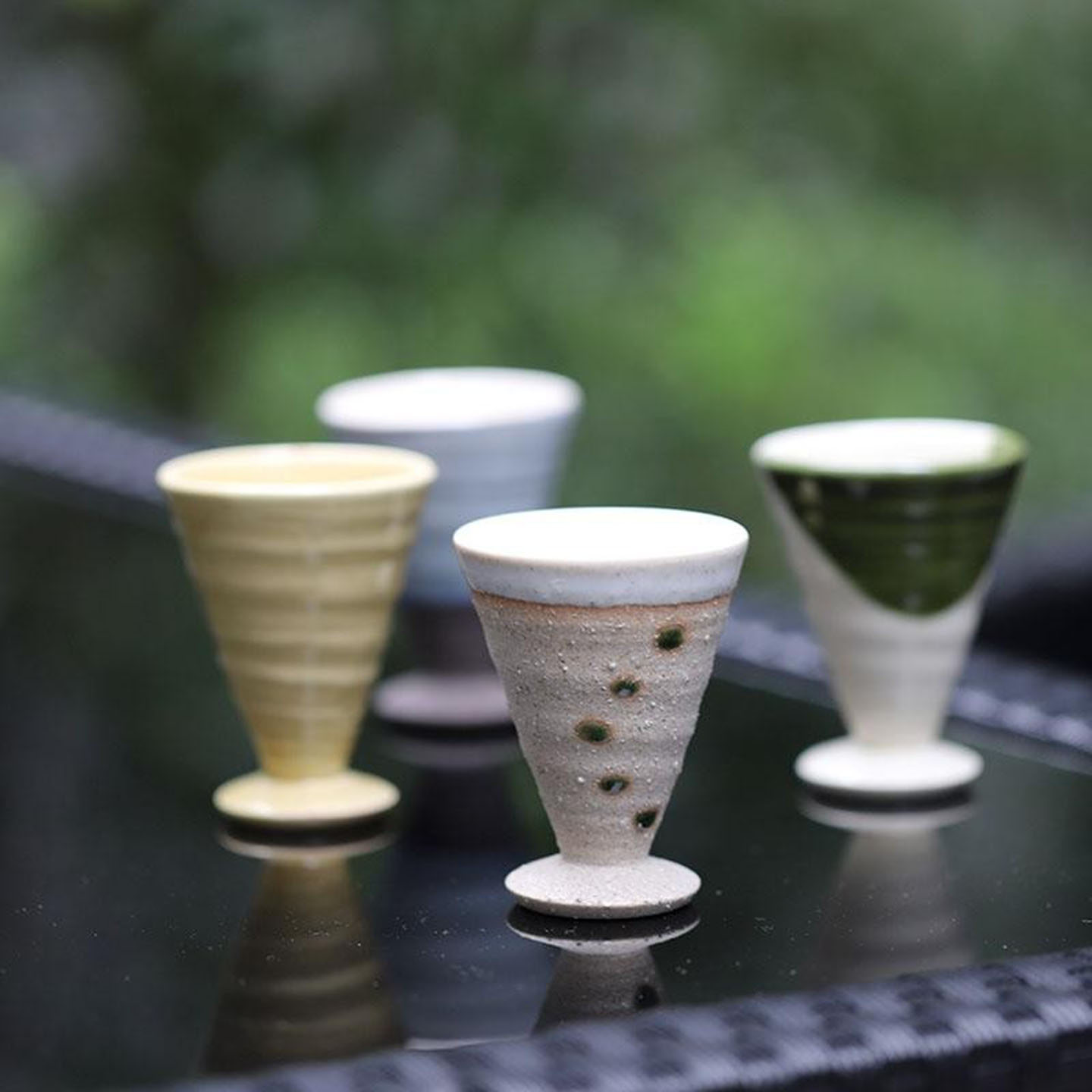 日本进口青花瓷茶杯家用