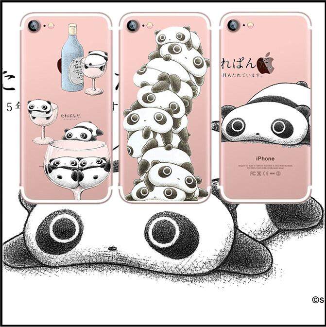 san-x Tarepanda趴趴熊 熊猫iPhoneX 5/6/6s/7/7s/8plus手机壳