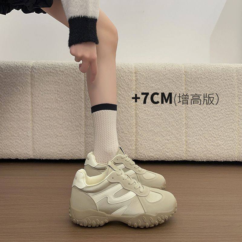 复古德训鞋女款2025秋季新款厚底显脚小阿甘鞋软底运动休闲鞋,女鞋,时尚休闲鞋,淘宝优惠券,粉丝福利购,淘宝优惠卷