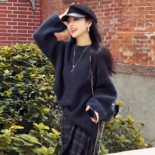 小个子香风穿搭一整套装巨好看针织毛衣连衣裙子女秋冬季2025新款