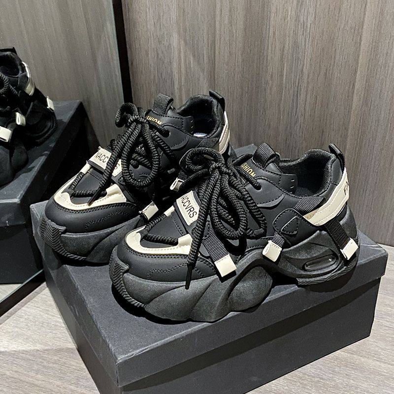 撤柜清仓厚底老爹鞋女秋季新款百搭系带舒适运动休闲鞋,女鞋,时尚休闲鞋,淘宝优惠券,粉丝福利购,淘宝优惠卷