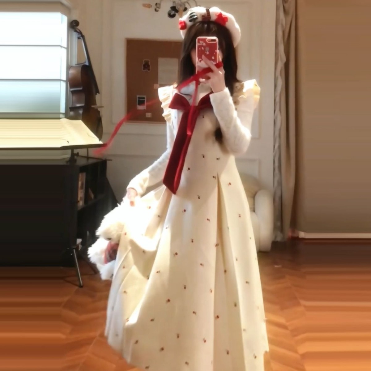 甜美风舒适遮肉洋气连衣裙女装春季长裙新款高级感裙子潮,女装/女士精品,连衣裙,淘宝优惠券,粉丝福利购,淘宝优惠卷