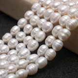 Натуральная нить жемчужина Большой эллиптический полная -дыра с жемчужным личности в стиле барокко DIY Полуподобный продукт хорош