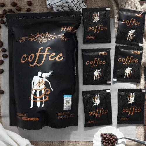 正品小双人咖啡coffee女神笑脸