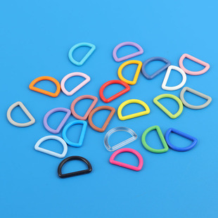 塑料彩色d型扣箱包配件马蹄水壶扣环男女d字扣安全扣水瓶扣挂绳扣
