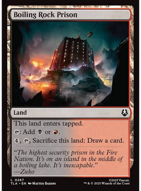 万智牌 boiling rock prison 沸岩监狱 TLA 平/闪