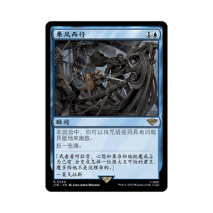 呆呆龙卡牌 万智牌 魔戒:中州传说 简中/英文 闪 乘风而行