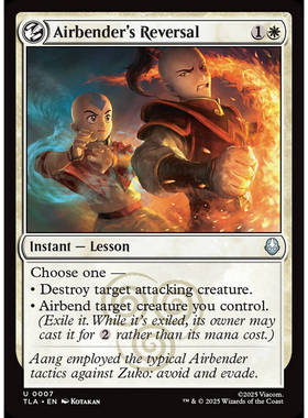 万智牌 airbender s reversal 截气逆转 TLA 平/闪