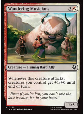 万智牌 wandering musicians 云游乐手 TLA 平/闪