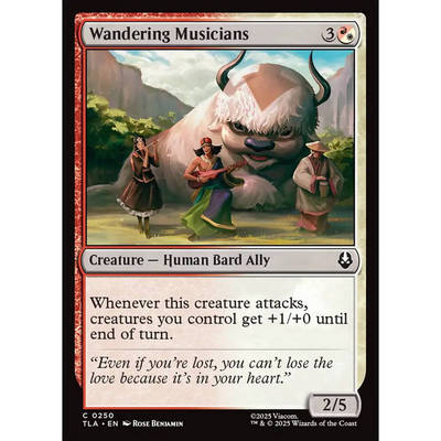 万智牌 wandering musicians 云游乐手 TLA 平/闪
