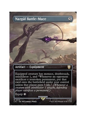 万智牌 Nazgûl Battle-Mace 英文 平 魔戒节假日版 神器 金