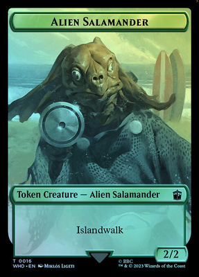 呆呆龙 万智牌 闪 ALIEN SALAMANDER 衍生物 神秘博士