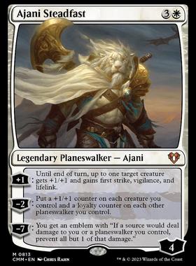 万智牌 坚定的阿耶尼 Ajani Steadfast 英文 指挥官预组 白色秘稀