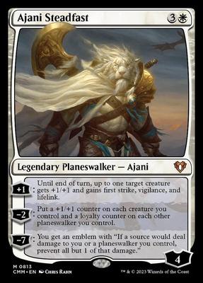 万智牌 坚定的阿耶尼 Ajani Steadfast 英文 指挥官预组 白色秘稀