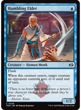 呆呆龙 万智牌 鞑契 龙岚录 平/闪 Humbling Elder 苛严长老