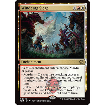 万智牌 鞑契 龙岚录 平/闪/扩画 Windcrag Siege 围攻风壁