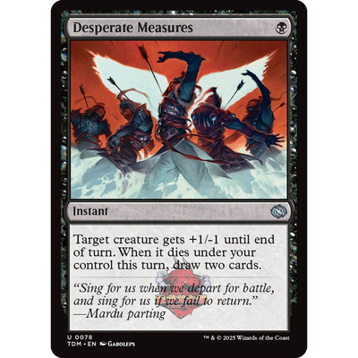 呆呆龙 万智牌 鞑契 龙岚录 平/闪 Desperate Measures 绝命奋起