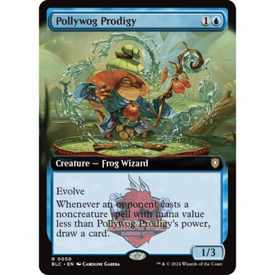 万智牌 蝌蚪逸才 Pollywog Prodigy 050 斑隆洛指挥官 扩画 平/闪