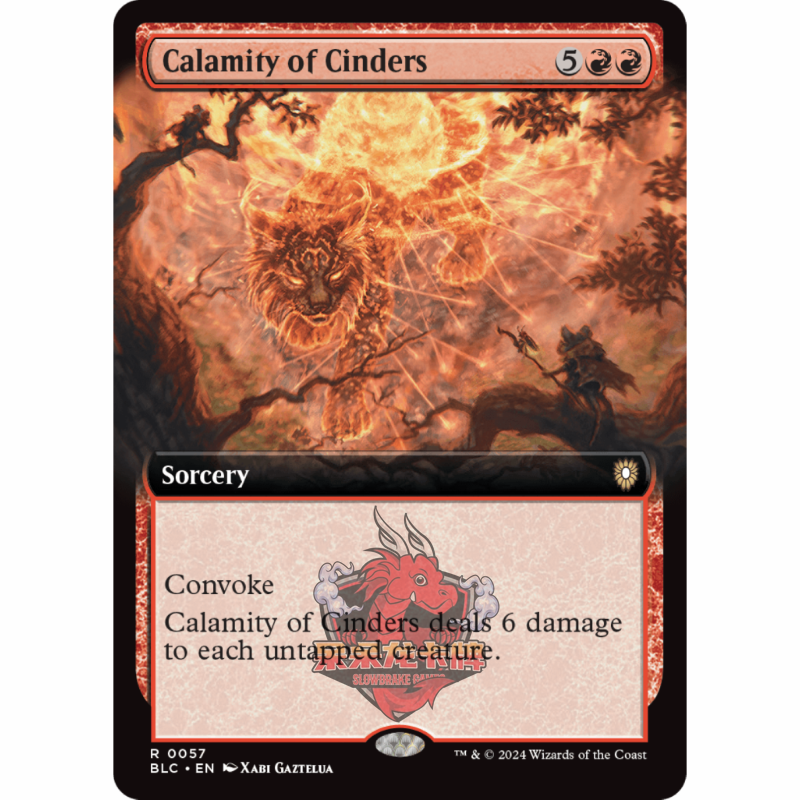万智牌 烬焰灾祸 Calamity of Cinders 斑隆洛指挥官 扩画 平/闪