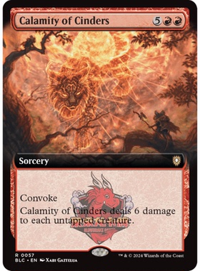 万智牌 烬焰灾祸 Calamity of Cinders 斑隆洛指挥官 扩画 平/闪