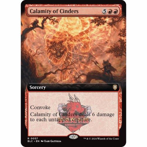 万智牌 烬焰灾祸 Calamity of Cinders 斑隆洛指挥官 扩画 平/闪