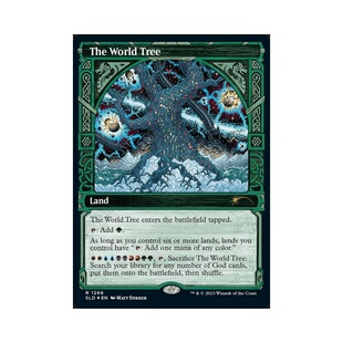 呆呆龙卡牌 万智牌 闪 世界树 光晕 英文 secret Lair SL