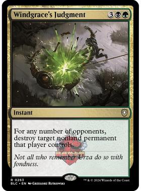 万智牌 风华的裁决 Windgrace's Judgment 263 斑隆洛指挥官 多色