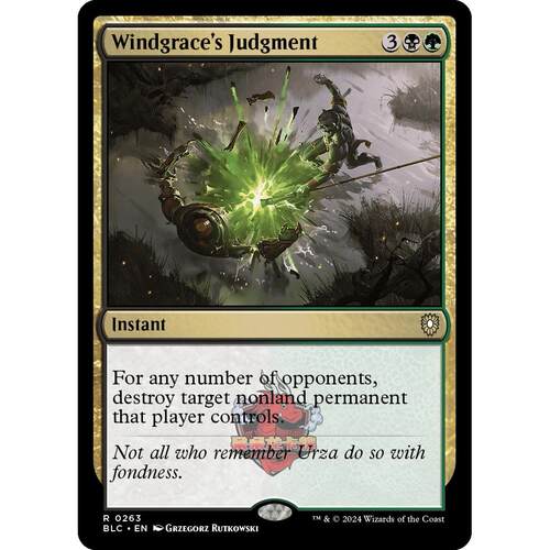 万智牌 风华的裁决 Windgrace's Judgment 263 斑隆洛指挥官 多色