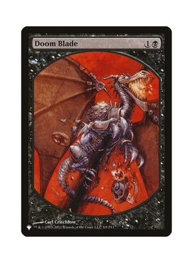 呆呆龙卡牌 万智牌 送终刀锋 英文 LIST 黑色