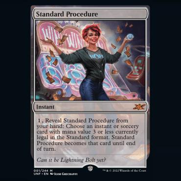 万智牌 英文 鸡飞4 UNF 平/闪/银河 Standard Procedure