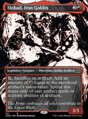 呆呆龙 万智牌 钢铁鬼怪史罗巴 扩画 简中/英/日 万界归一 红色