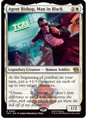 TMT Agent Bishop, Man in Black 黑衣人毕什普特工 扩画 平/闪