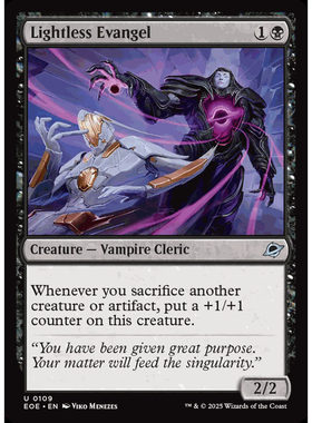 呆龙 万智牌 引光福音师 Lightless Evangel 平/闪 虚空边域 EOE