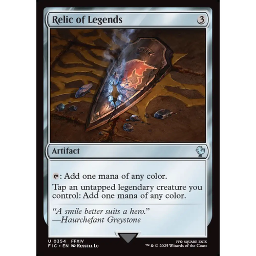 呆呆龙 万智牌 传承遗宝 Relic of Legends 平/闪/扩画 最终幻想