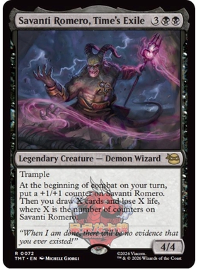 TMT忍者神龟Savanti Romero,Time's Exile时间黜人萨瓦蒂·罗梅罗