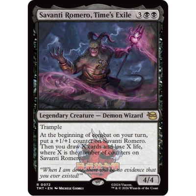 Savanti Romero,Time's Exile 时间黜人萨瓦蒂罗梅罗 扩画 平/闪