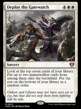 呆呆龙卡牌 万智牌 守护者登场 英文 指挥官预组 白色 秘稀