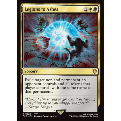 呆呆龙 万智牌 军势散尽 Legions to Ashes 平/闪/扩画 最终幻想