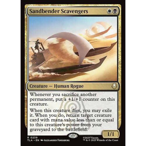 万智牌 Sandbender Scavengers 运沙拾荒客 TLA 扩画 平/闪