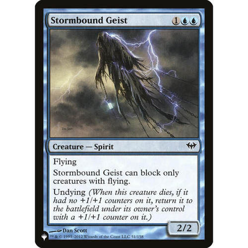 呆呆龙卡牌 万智牌 stormbound geist 暴缚游魂 the list