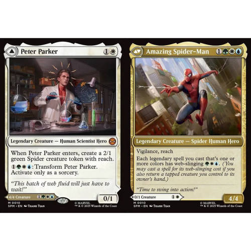 呆呆龙 万智牌 Peter Parker 彼得帕克//超凡蜘蛛侠 闪/扩画 SPM