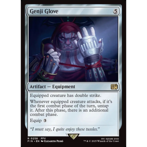万智牌 源氏之护手 Genji Glove 平/闪/扩画/潮涌 最终幻想