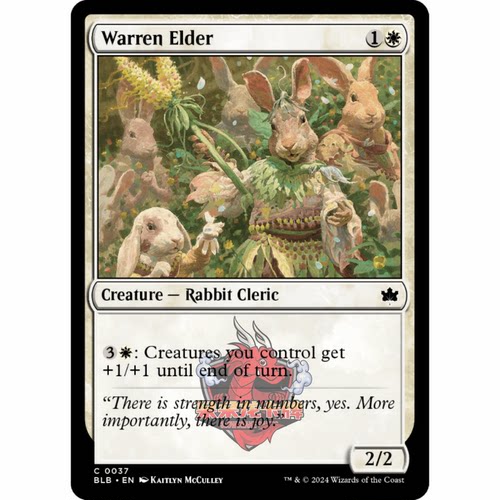 呆呆龙 万智牌 繁殖地长老 Warren Elder 0037 平/闪