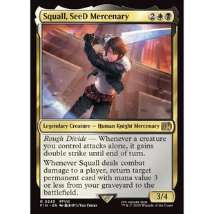 SeeD Squall SeeD傭兵斯考爾 最終幻想 平 閃 Mercenary 萬智牌