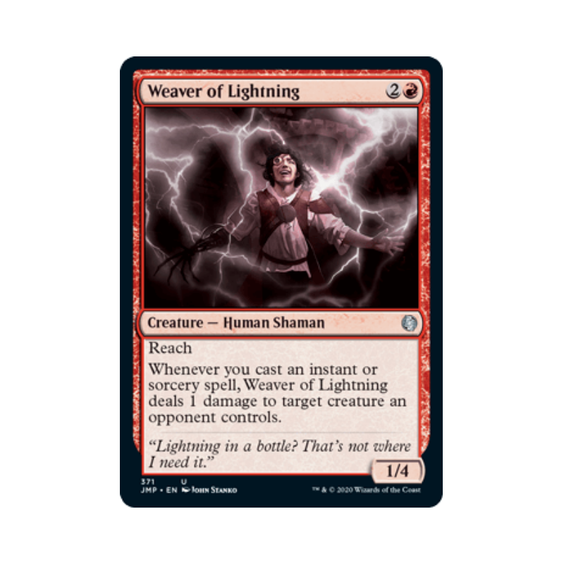 呆呆龙卡牌 万智牌 闪电织匠 英文 JUMPSTART 红色