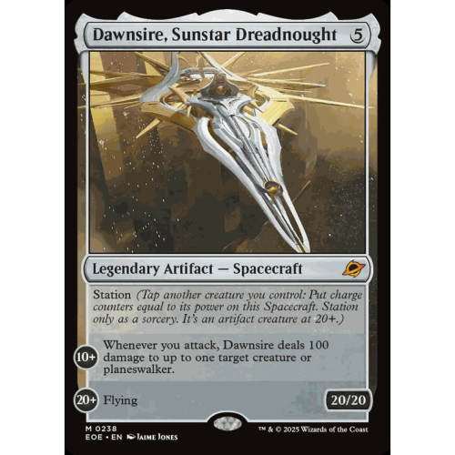 呆 辉星无畏舰曙君号 Dawnsire, Sunstar Dreadnought 虚空边域